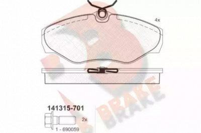 R BRAKE rb1315701 -  